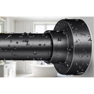 Heavy Duty Telescoping Curtain Rod - No Drilling, Strong Hold